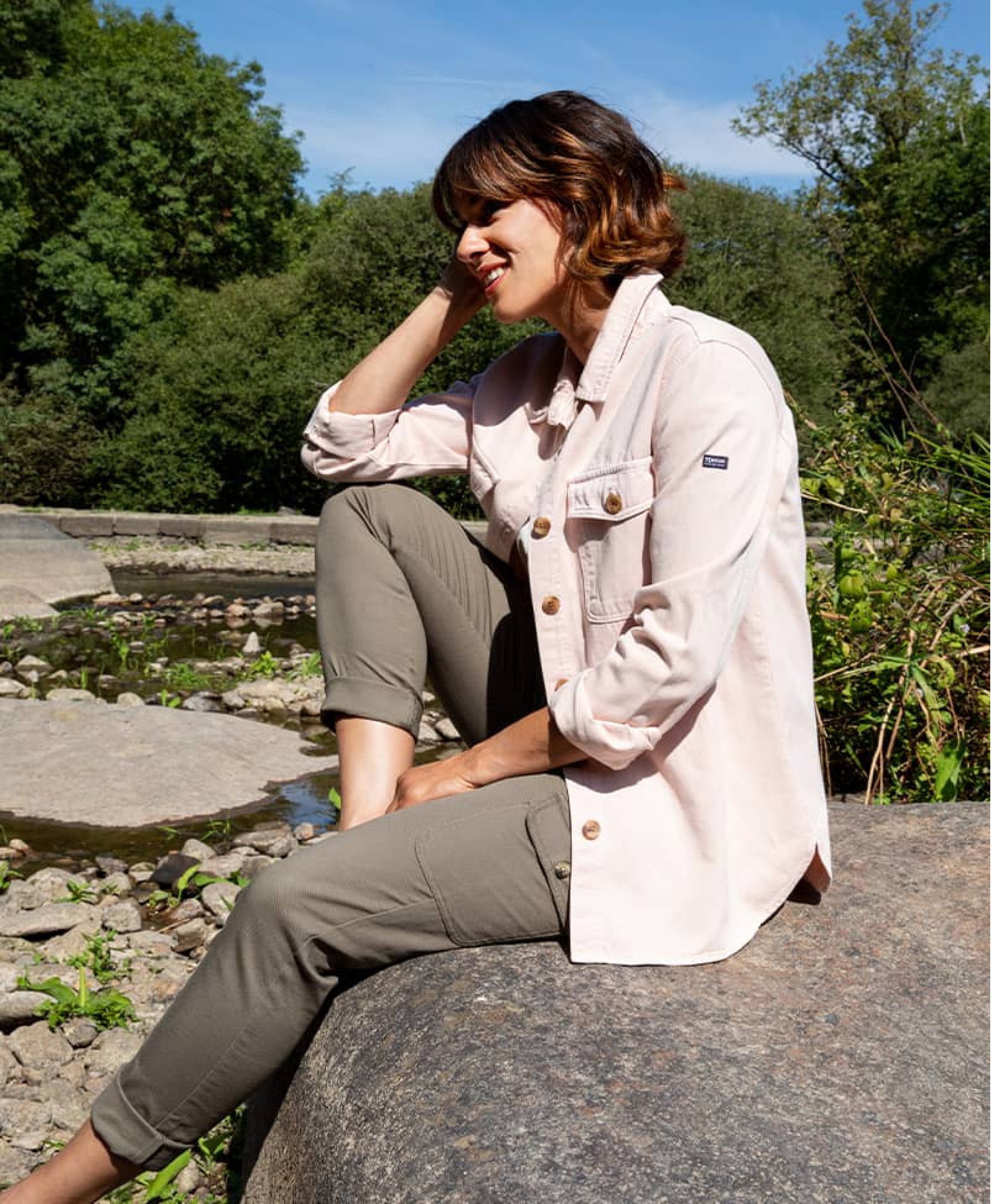 (image for) Veste Ml Rose Pale Caluso | Terreetmarin.Com - 161