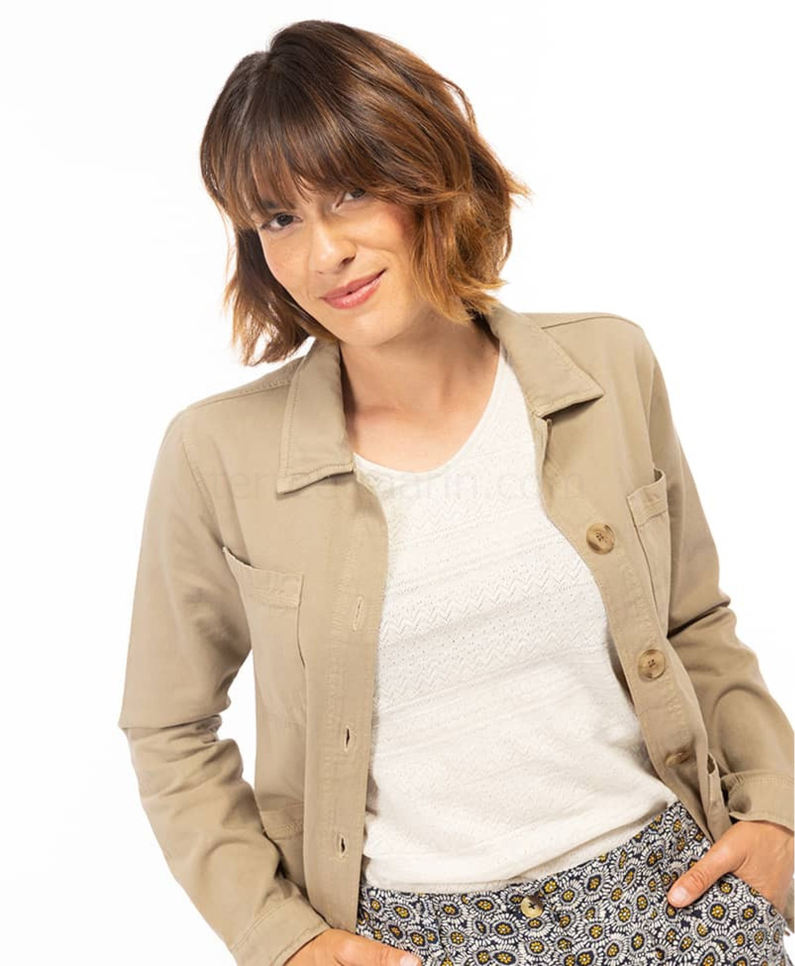 (image for) Veste Ml Caramel Clair Vines | Terreetmarin.Com - 173