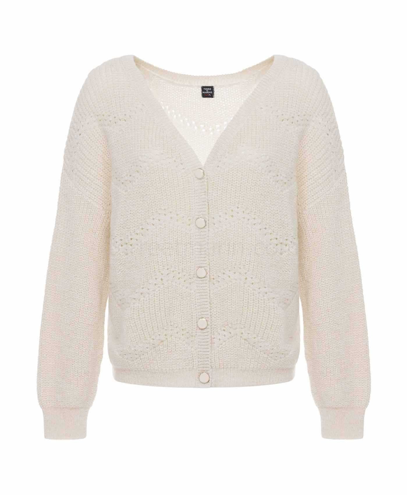 (image for) Cardigan Tricot Naturel Tokaina | Terreetmarin.Com - 71