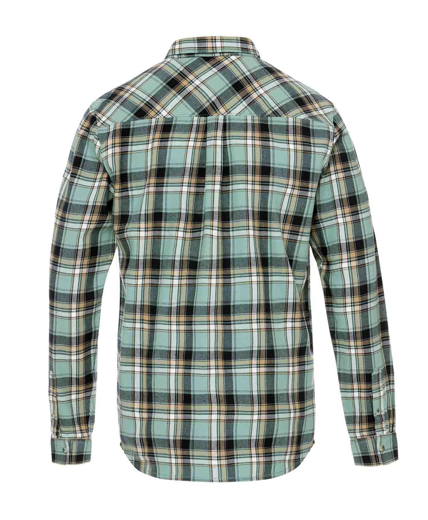 (image for) Chemise Chemisier Ml Carreaux Vert Lagon Fedra | Terreetmarin.Com - 352