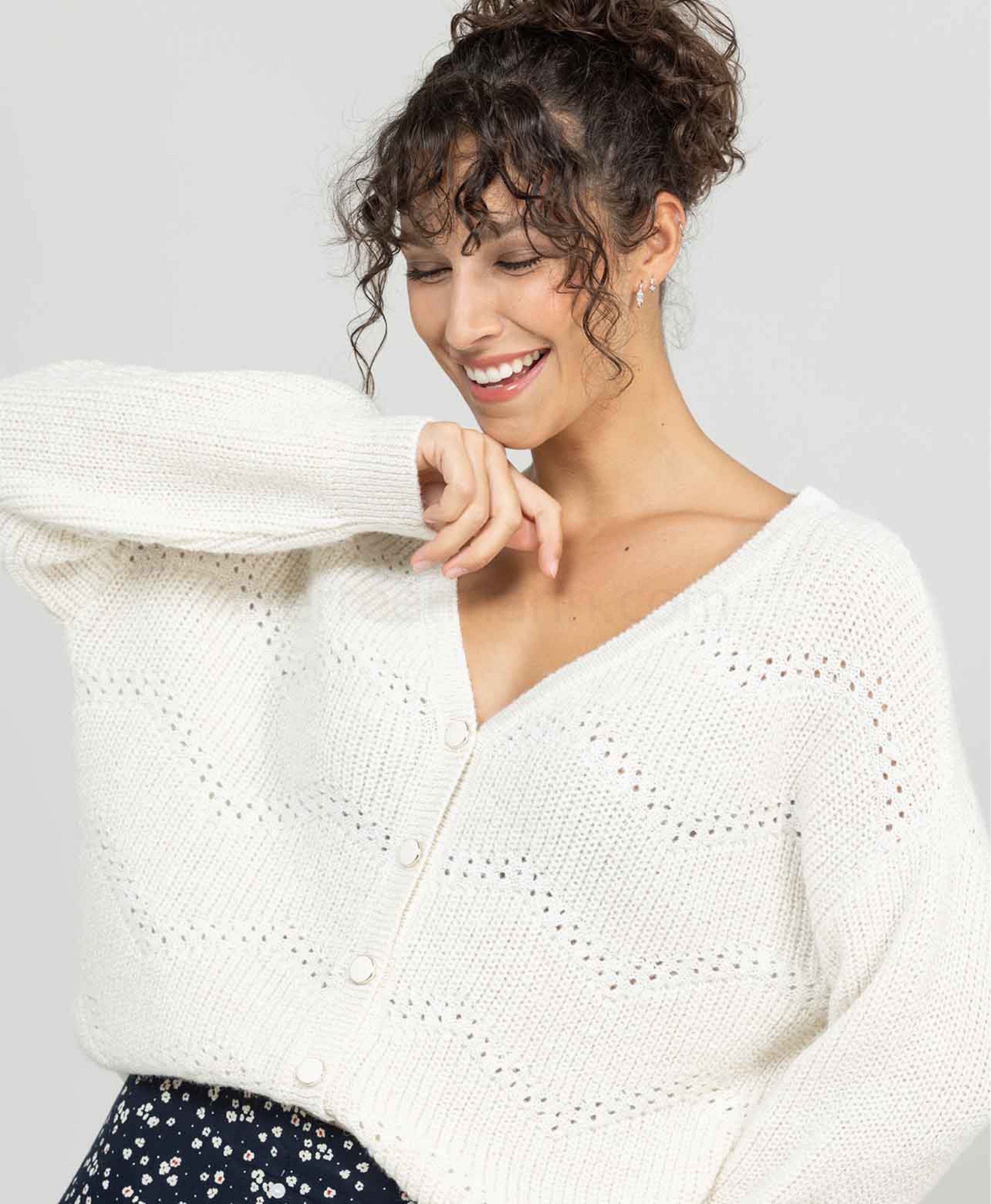 (image for) Cardigan Tricot Naturel Tokaina | Terreetmarin.Com - 71 - Click Image to Close