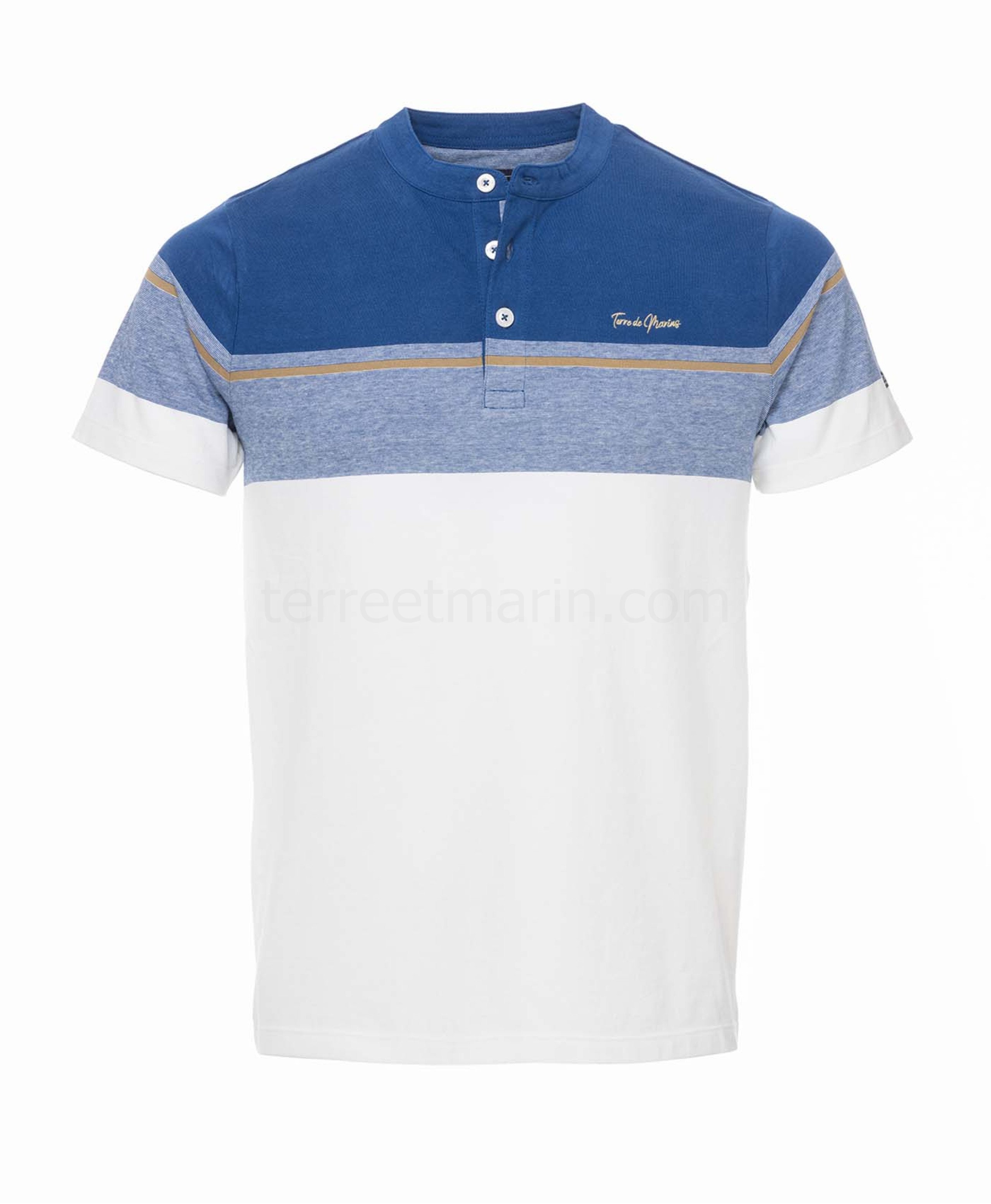 (image for) Polo Mc Naturel/Bleu Gordan | Terreetmarin.Com - 299 - Click Image to Close