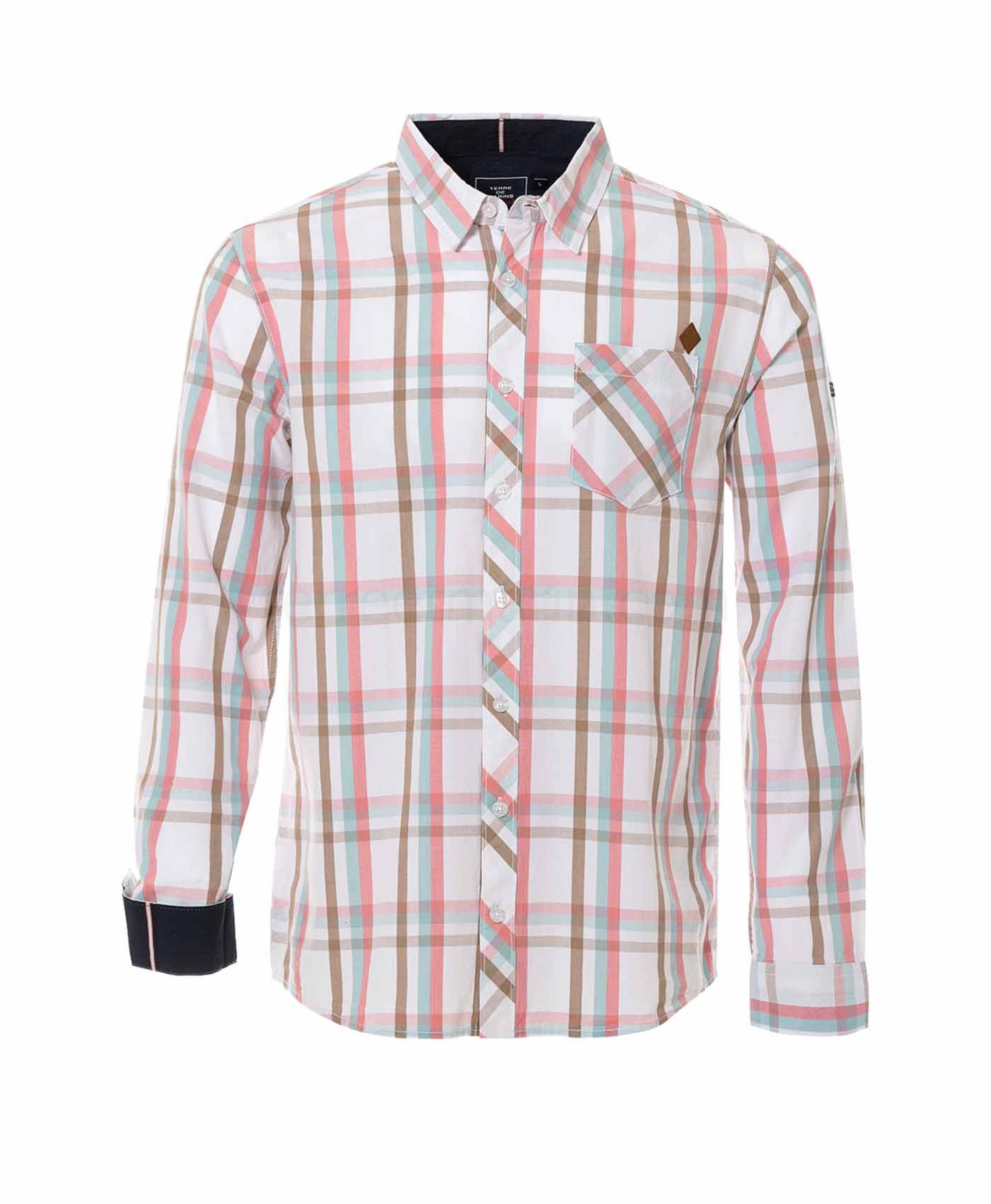 (image for) Chemise Chemisier Ml Carreaux Multicolore Barmo | Terreetmarin.Com - 353