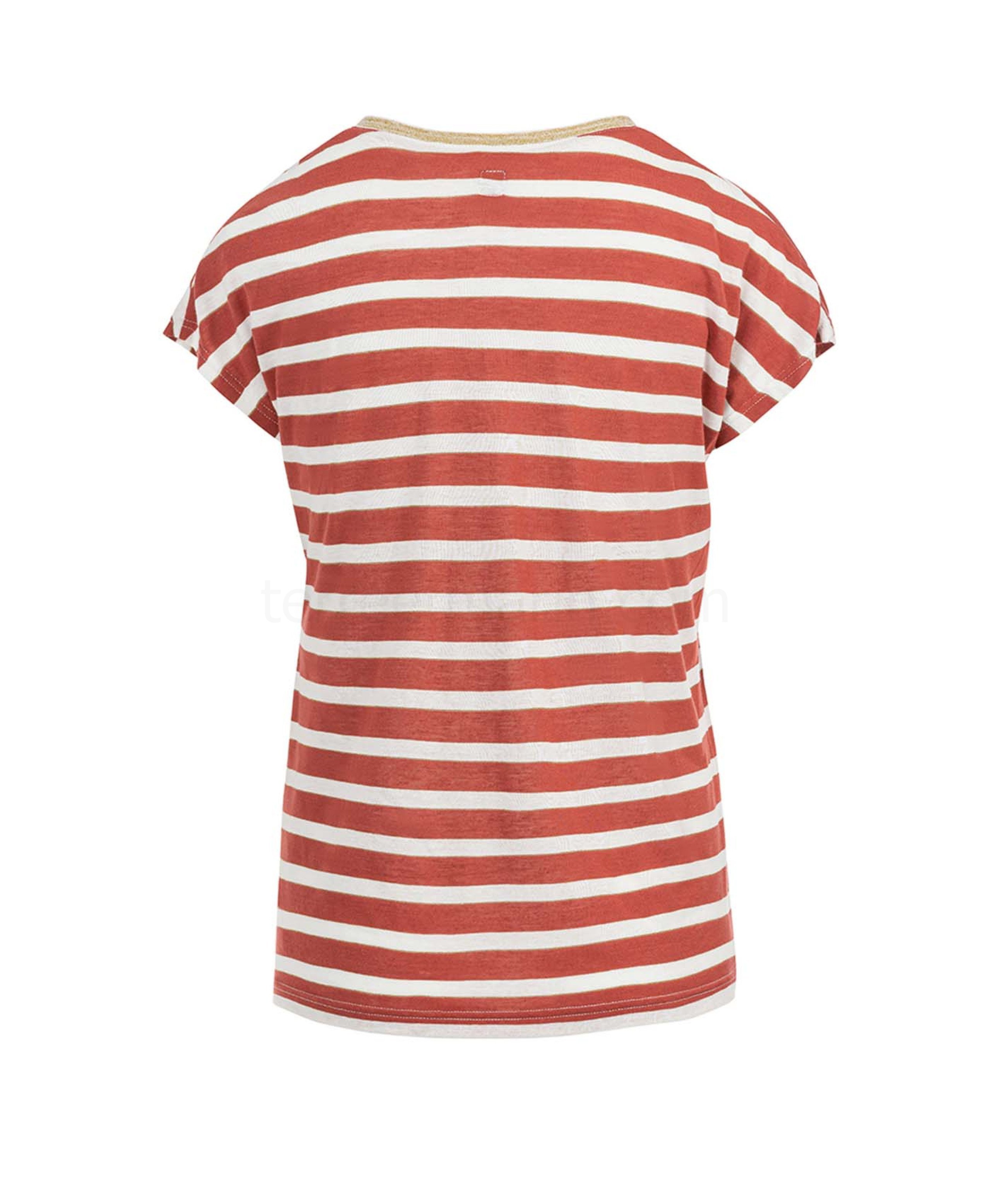 (image for) Tee Shirt Mc Ry Naturel/Rouge Brique Fonce Abe | Terreetmarin.Com - 45