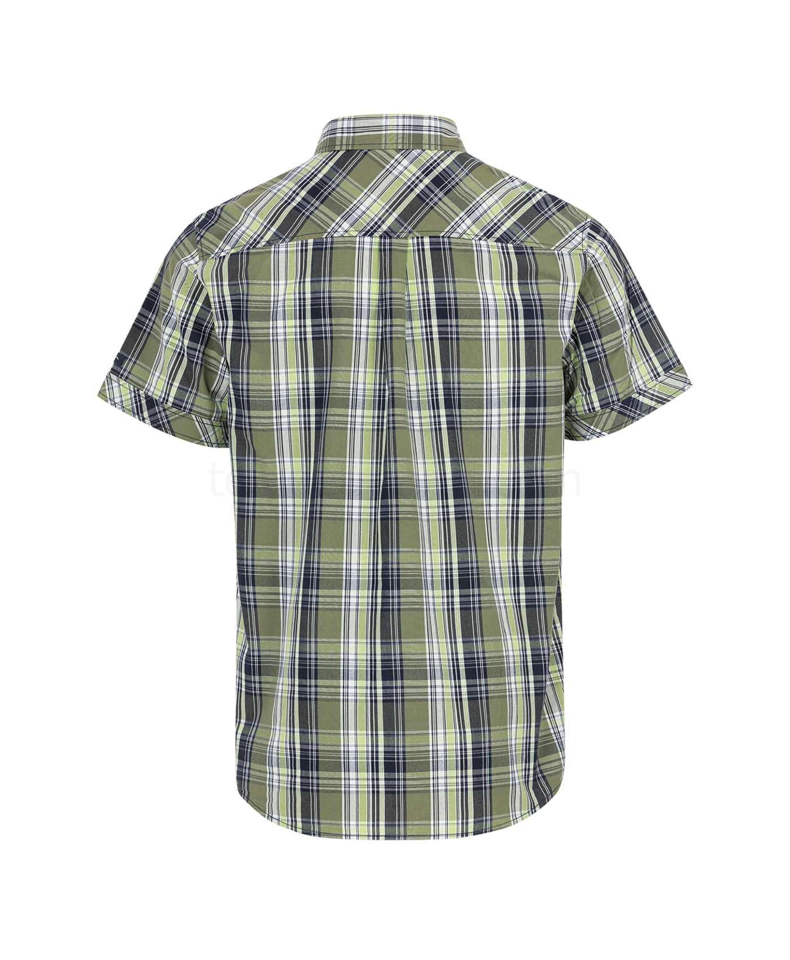 (image for) Chemise Chemisier Mc Carreaux Vert Olive Ecaro | Terreetmarin.Com - 379