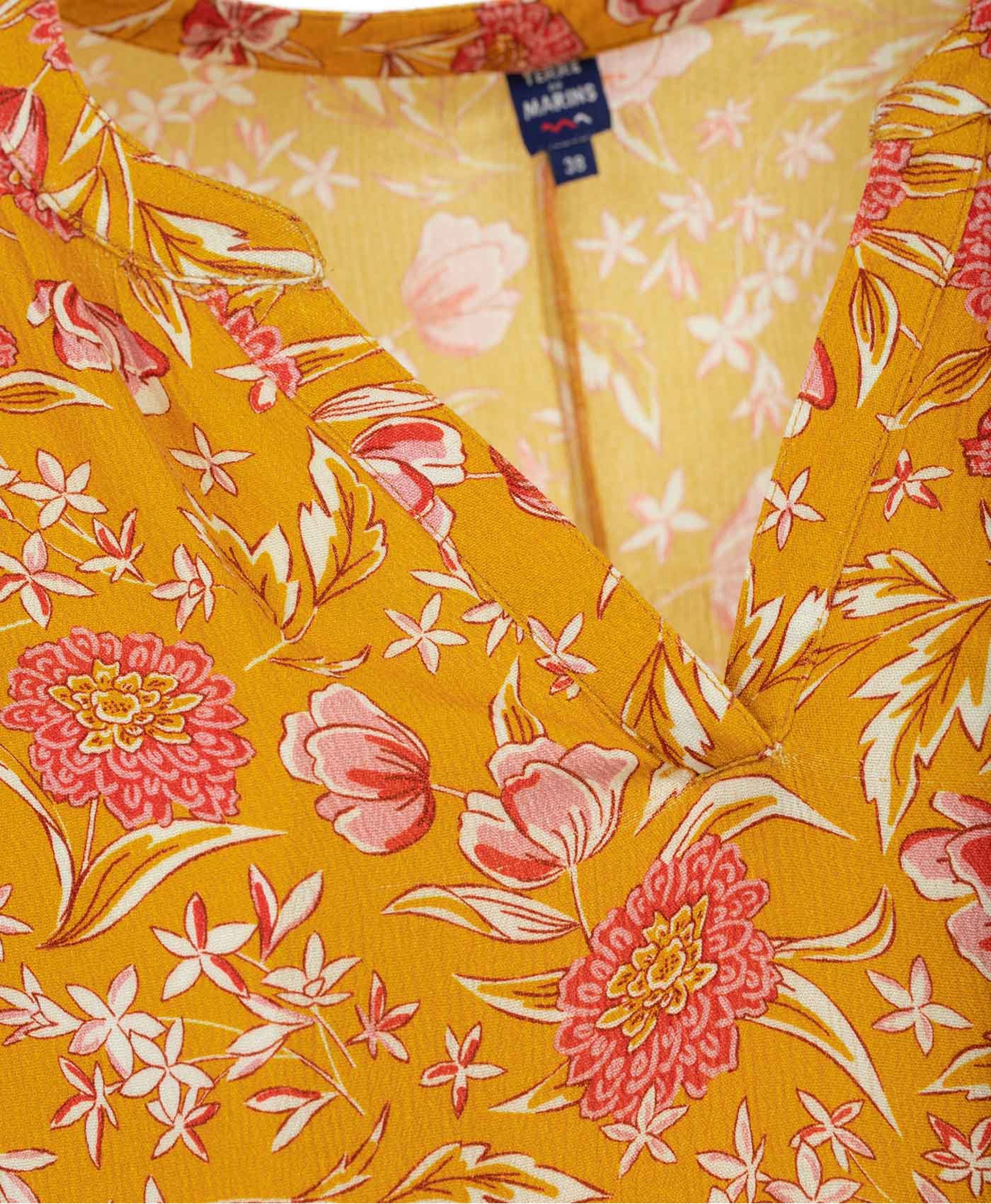 (image for) Blouse Mc Imprime Jaune Osblo | Terreetmarin.Com - 55