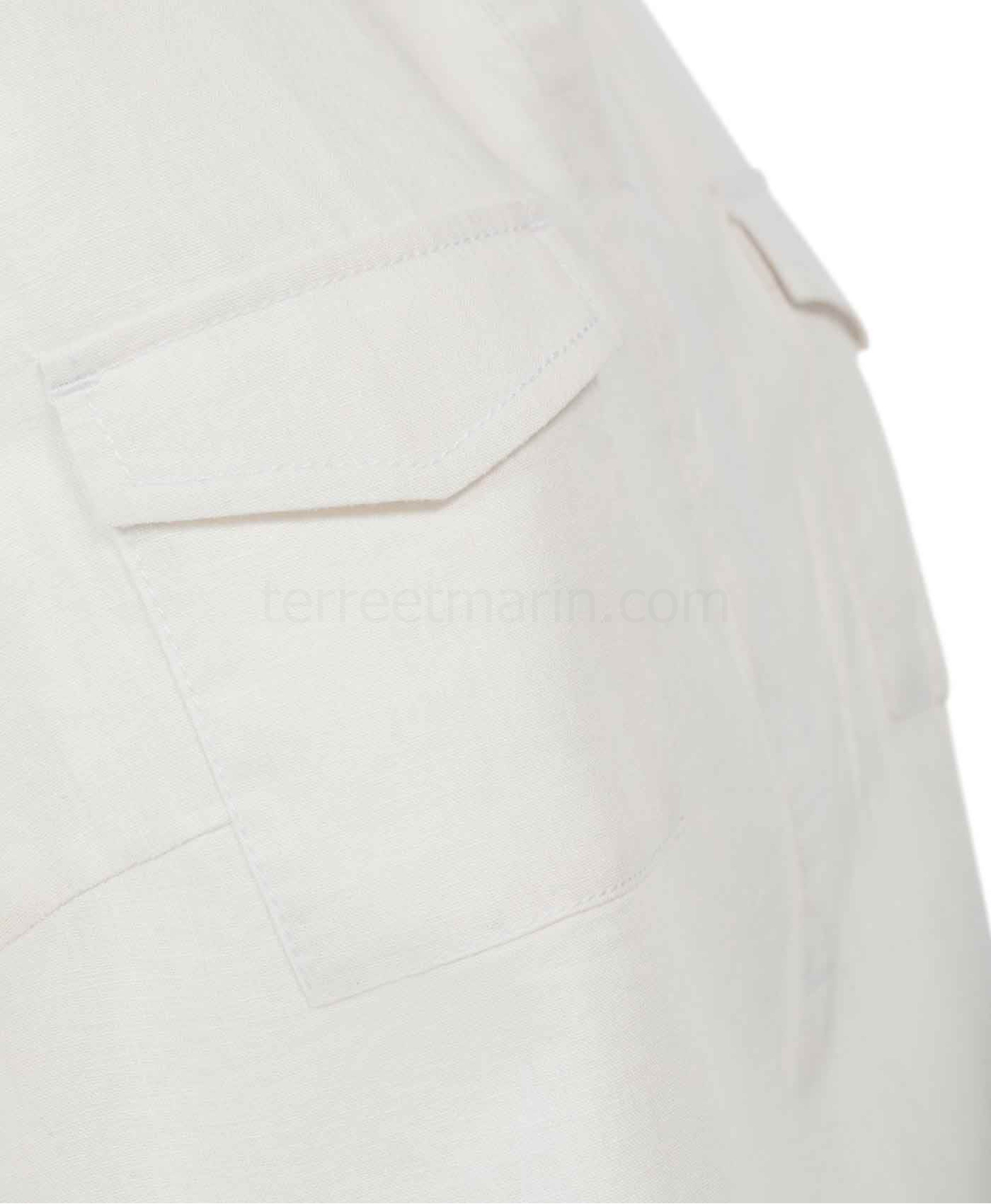 (image for) Chemise Chemisier Ssm Blanc Optique Esier | Terreetmarin.Com - 39