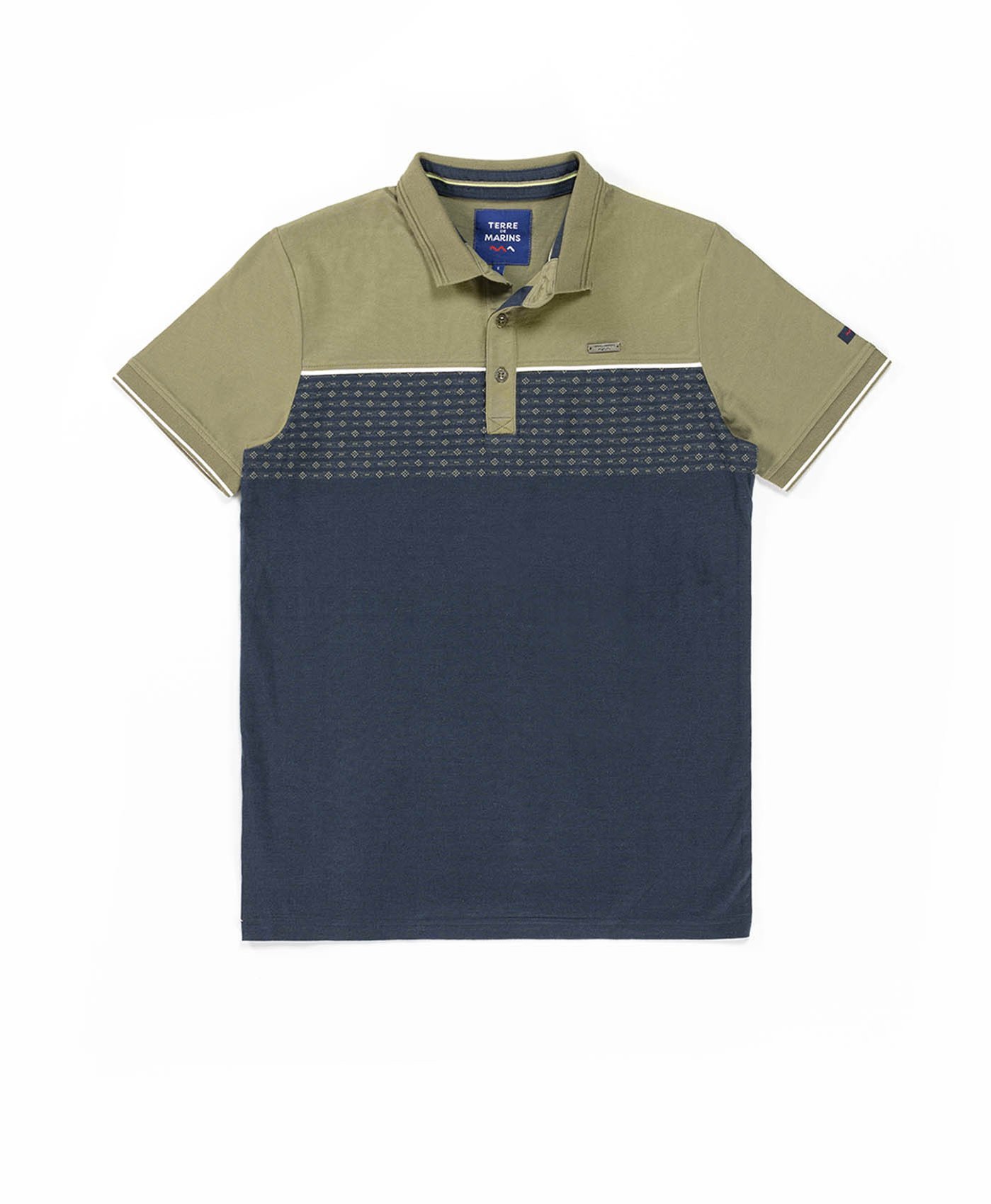 (image for) Polo Mc Indigo/Vert Olive Cimo | Terreetmarin.Com - 221