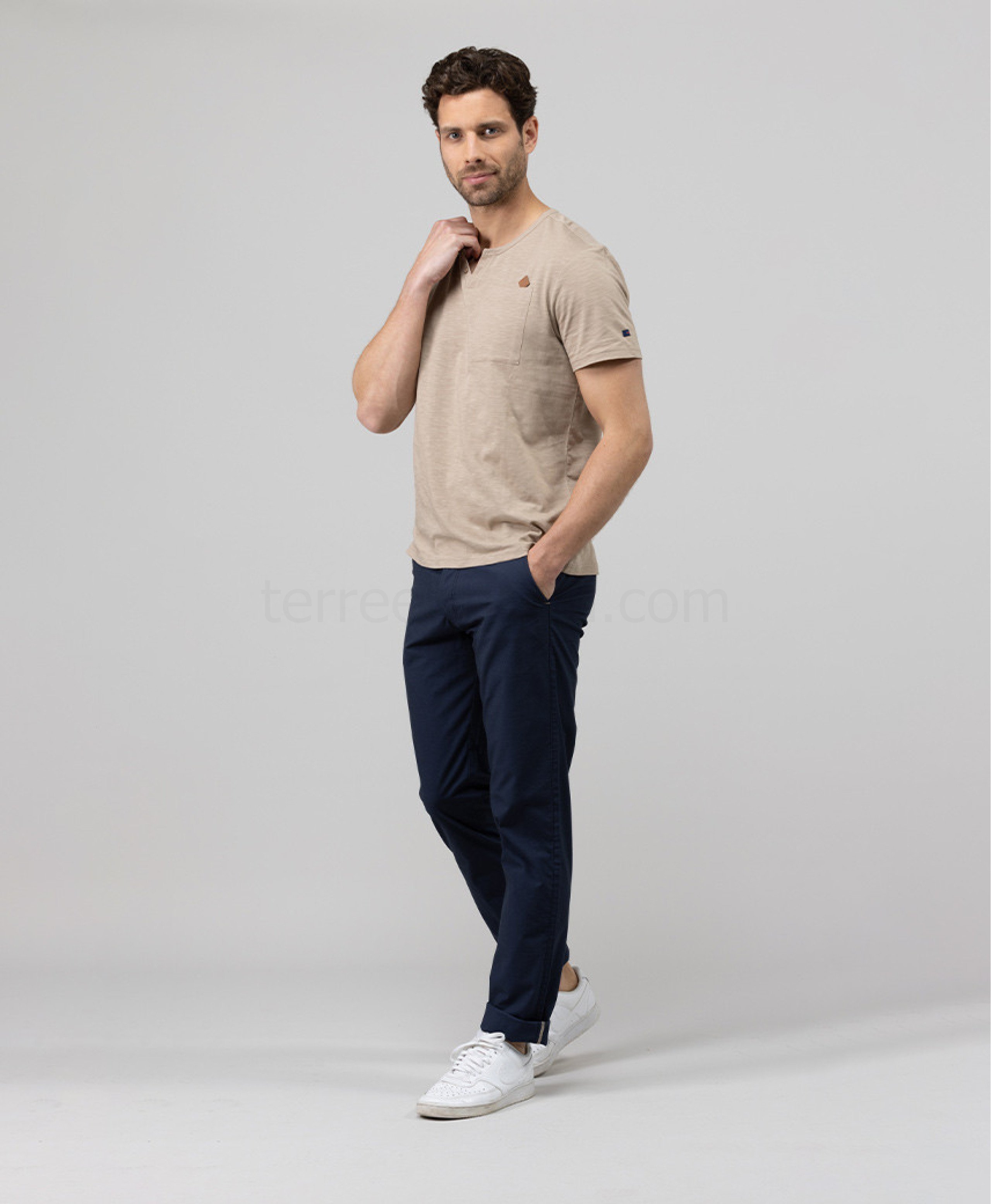 (image for) Tee Shirt Mc Beige Agor | Terreetmarin.Com - 258 - Click Image to Close